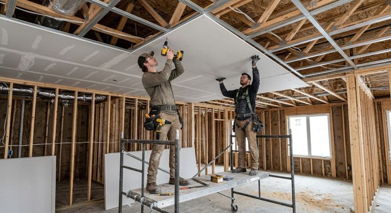 Ceiling Drywall Installation in Denver County, CO